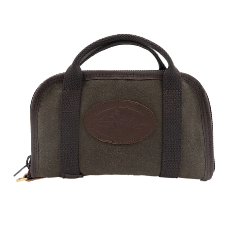 Waxed canvas pistol rug perfect for transportation or cleaning.