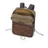 Inside the backpack sized Premium Itinerant Daypack, there is one slip sleeve with three small pocket. 