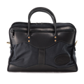 The Single Briefcase is also available in our signature Heritage Black still with all the premium leather, high quality brass, and top-end waxed canvas.