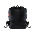 The Itinerant Daypack is also made out of our signature Heritage Black waxed canvas. 